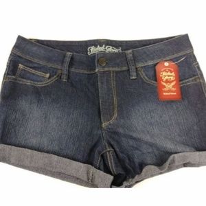 FADED GLORY Womens Stretch Cuffed Shorts Sz 8 NWT